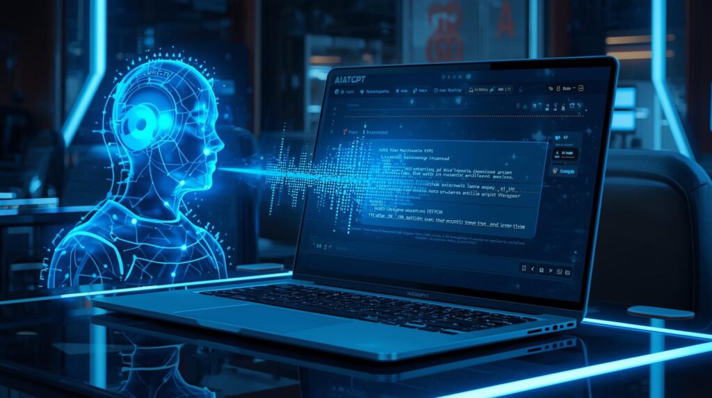 “AI transcription workflow using ChatGPT and Whisper in 2025”