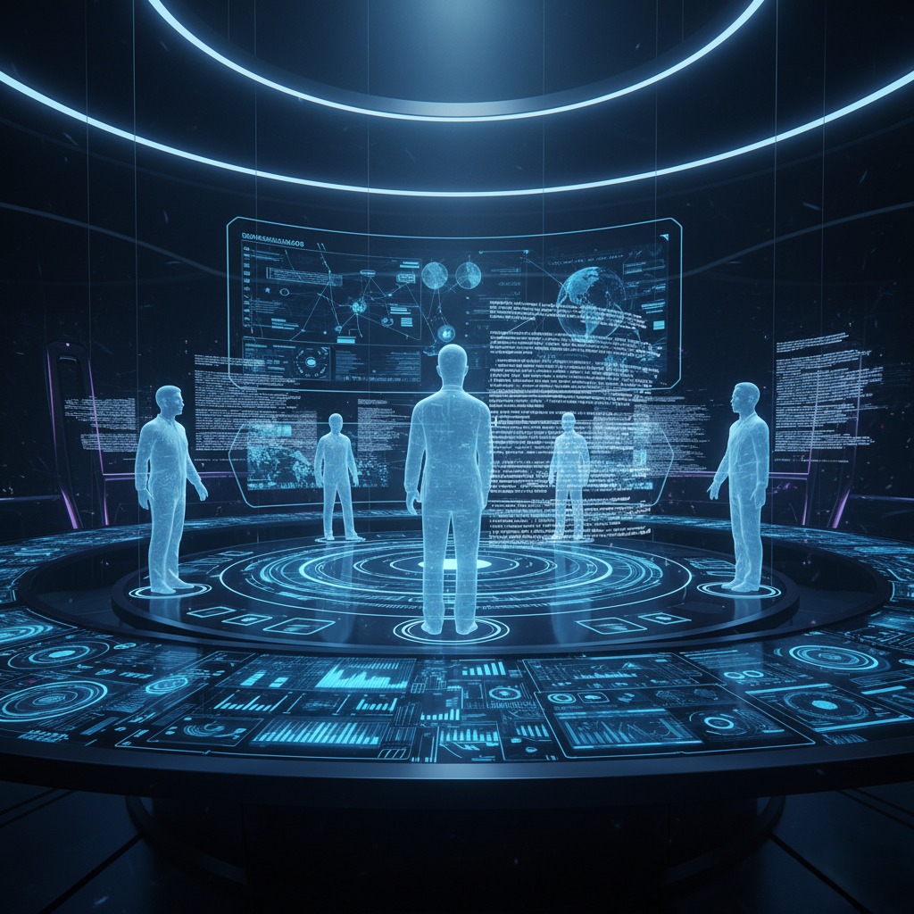 “Future of AI audio transcription technology illustration”