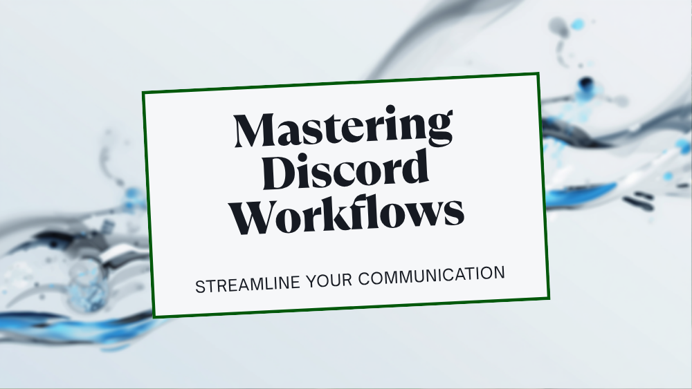 Abstract illustration representing Discord-based chat workflow